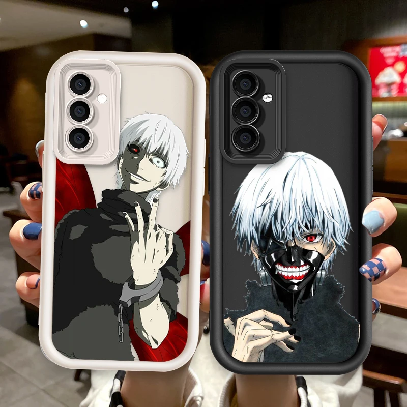 Токийский Гуль Kaneki Ken для Redmi Note 13 12 11 10 9 Pro Plus 5G POCO F3 F4 F5 X3 X4 X5 GT мягкая лестница для глаз