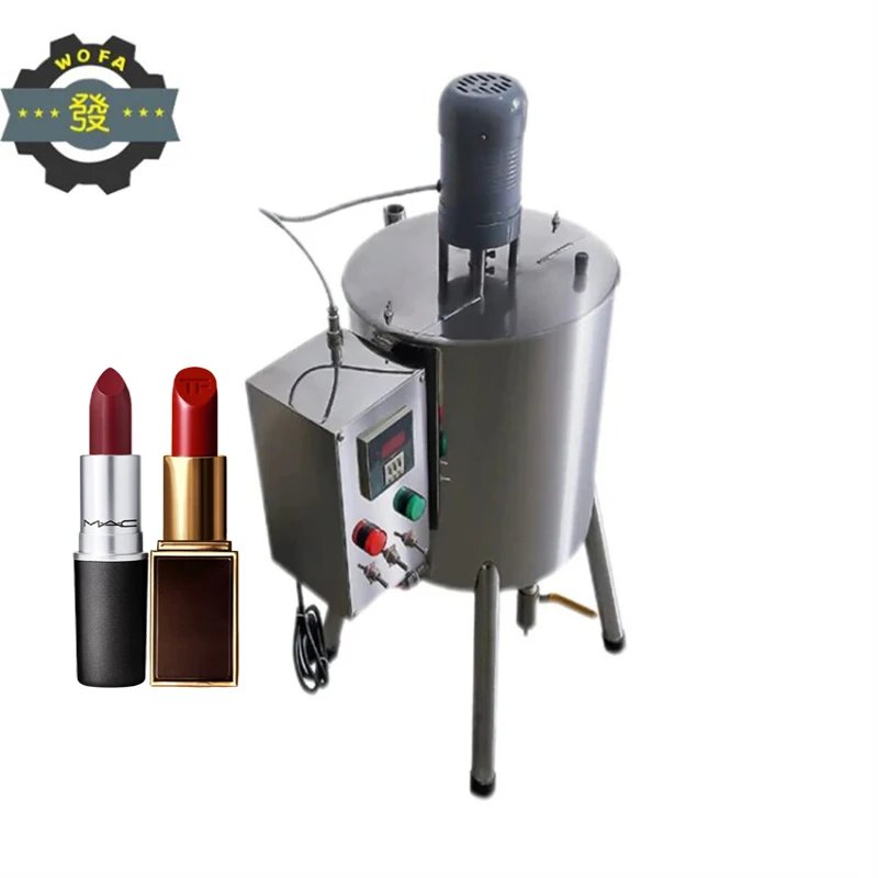 JH High Viscosity Liquid Crayon Filling Machine Semi-Automatic Soap Lipstick Machine 500BPH Beverage Food Heating Stirring for