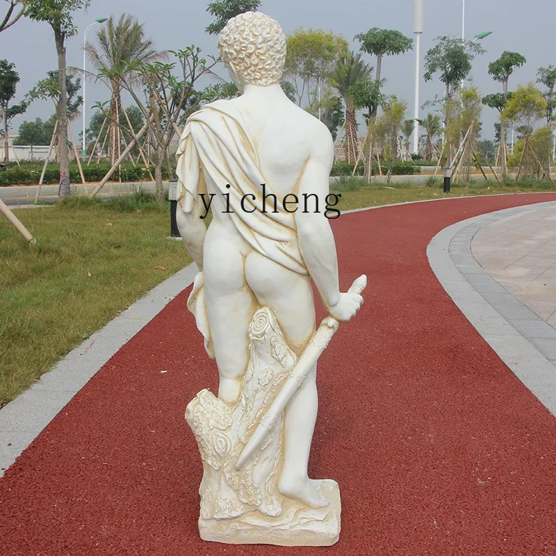 r5.20  European statue plaster figure sculpture villa garden courtyard landscape decorative art ornament