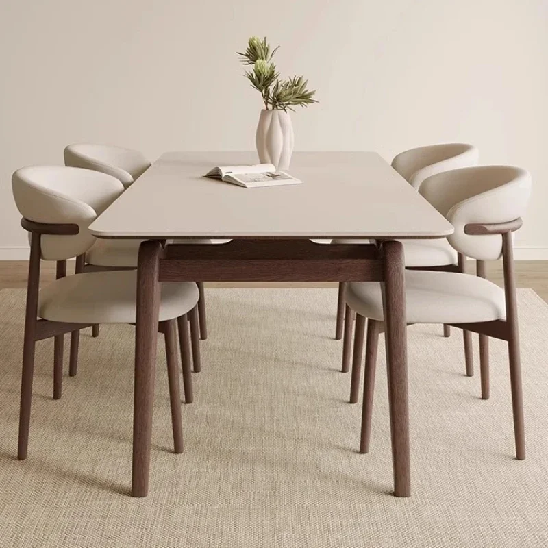 

Простой обеденный стол для гостиной, деревянный остров, квадратный современный угловой обеденный стол, Comedor, большая мебель для дома Mesa CC