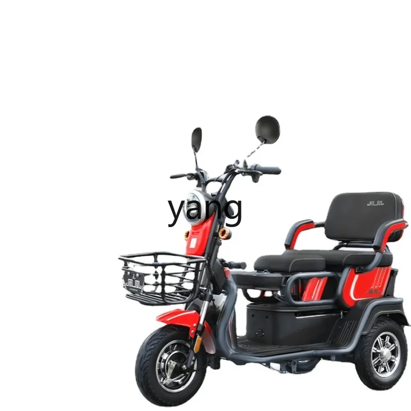 

Yjq Electric Tricycle Household Small Elderly Walking Elderly Power Car with Shed to Pick up Children