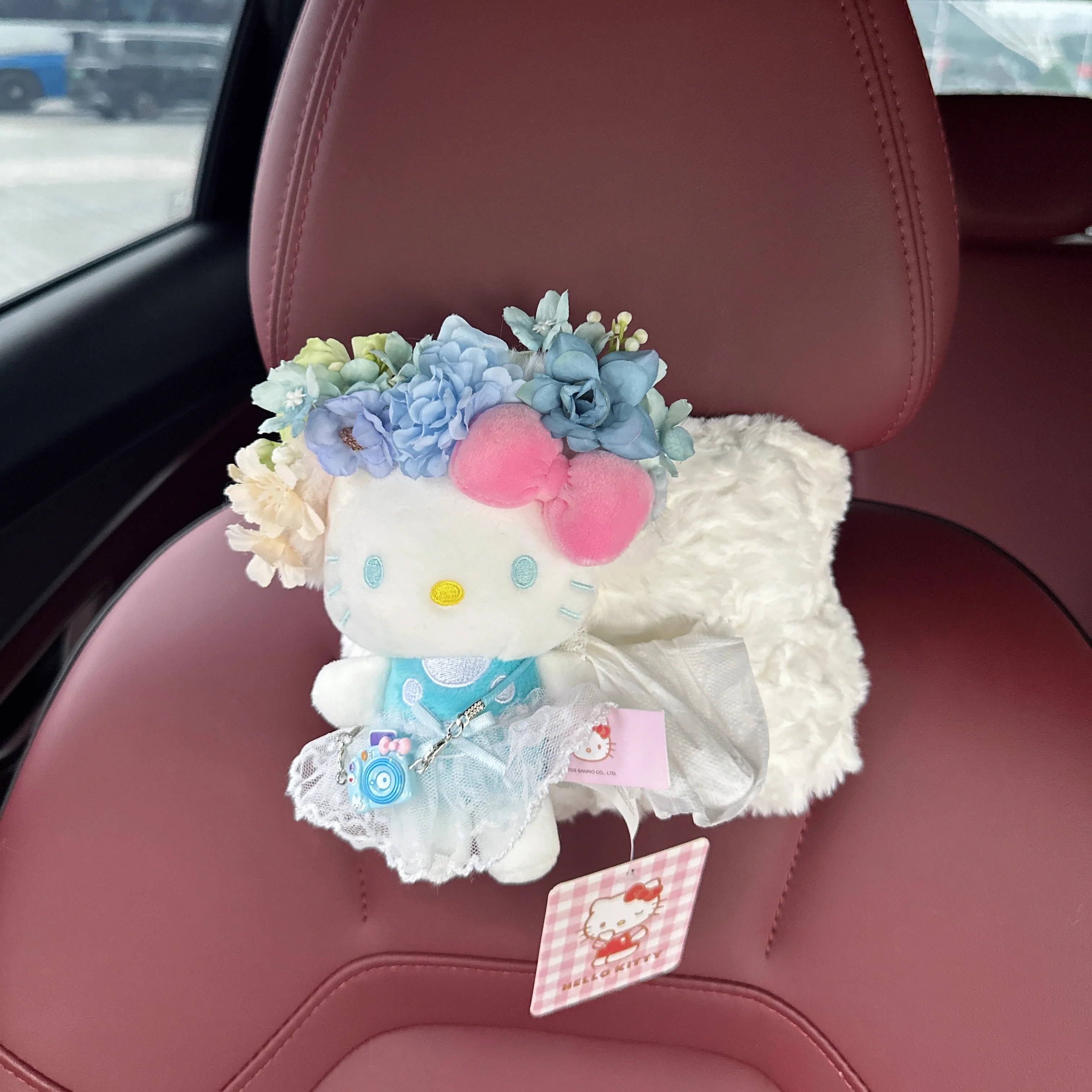 

High End Car Tissue Box High-end Feel Car Armrest Box Tissue Hanging Bag Car Paper Drawer Creative Interior Decoration