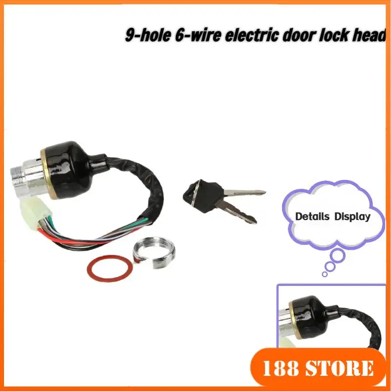 

Замок зажигания (3 положения, 6 проводов) для мотоциклов, скутеров, квадроциклов и картов Honda, с 2 ключами в комплекте