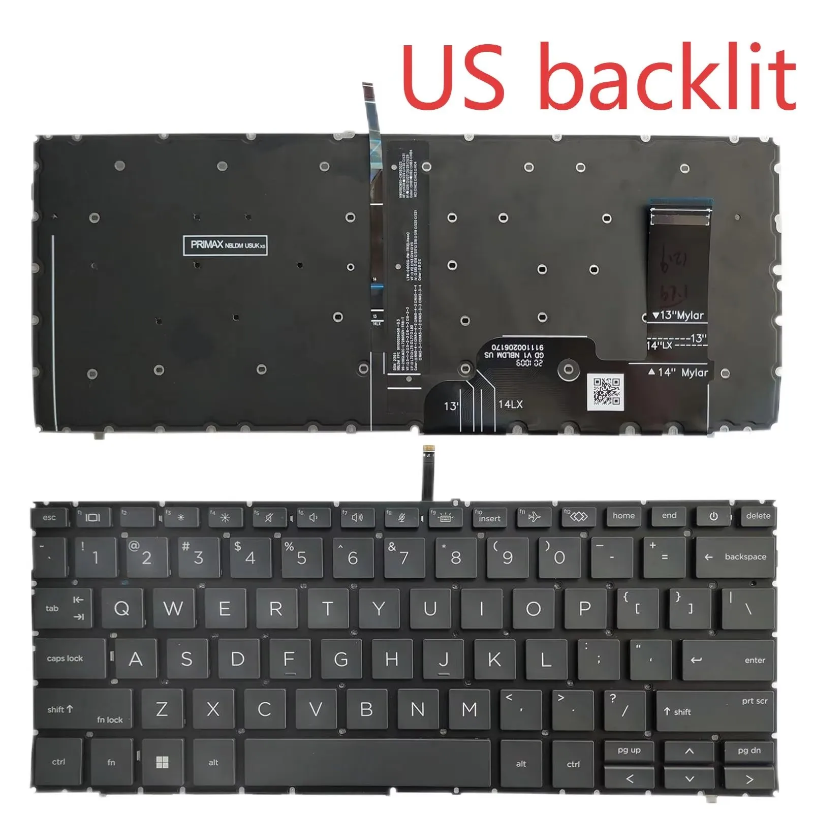 

Клавиатура с подсветкой 14 G9 US для HP ZBook Firefly 14 G9 14 G10, американская раскладка