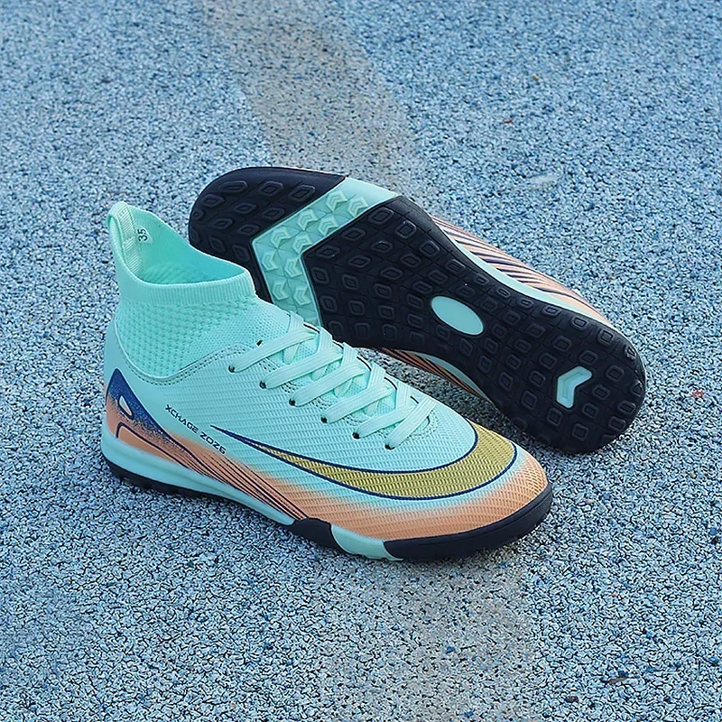 

Новые детские футбольные бутсы для матчей, футбольные бутсы для мальчиков на траве, профессиональные бутсы, нескользящие сверхлегкие тренировочные кроссовки, Прямая доставка