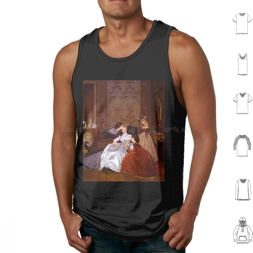 The Reluctant Bride-August Toulmouche Tank Tops Vest Sleeveless Academic La Fiancee Hesistant Hesitant Fiancee Annoyed