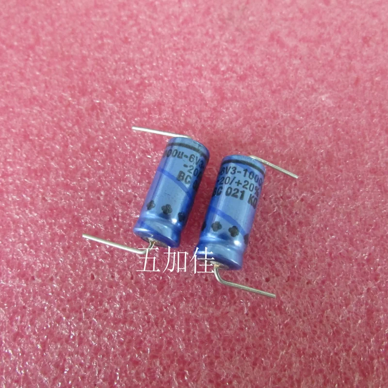 

10-100pcs imported 021KO 6.3V1000UF 8 * 19 copper pin axial heating electrolytic capacitor