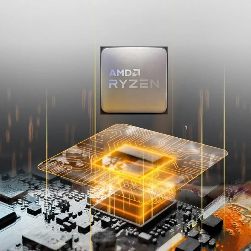 Процессор AMD RYZEN 5 4500 Max Boost 4,1 ГГц, 100% новый 6-ядерный 12-поточный процессор с разъемом AM4 для настольных ПК, набор для геймеров Ryzen