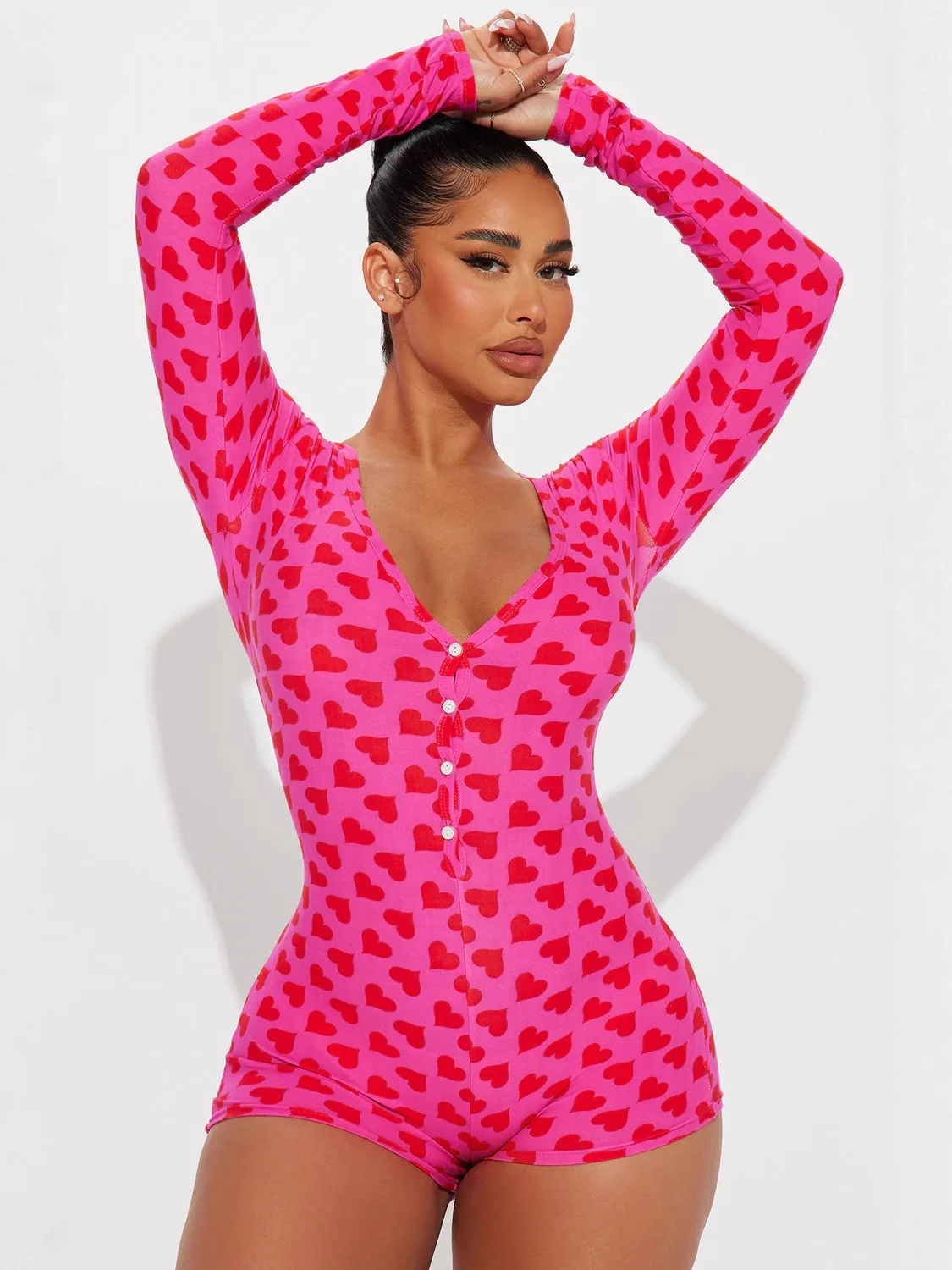 

Сексуальное кружевное эластичное боди для женщин с функциональной застежкой на пуговицы сзади и клапаном, женский цельный комбинезон