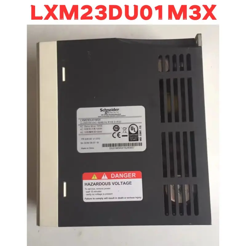 Second-hand LXM23DU01M3X Servo Drive Tested OK