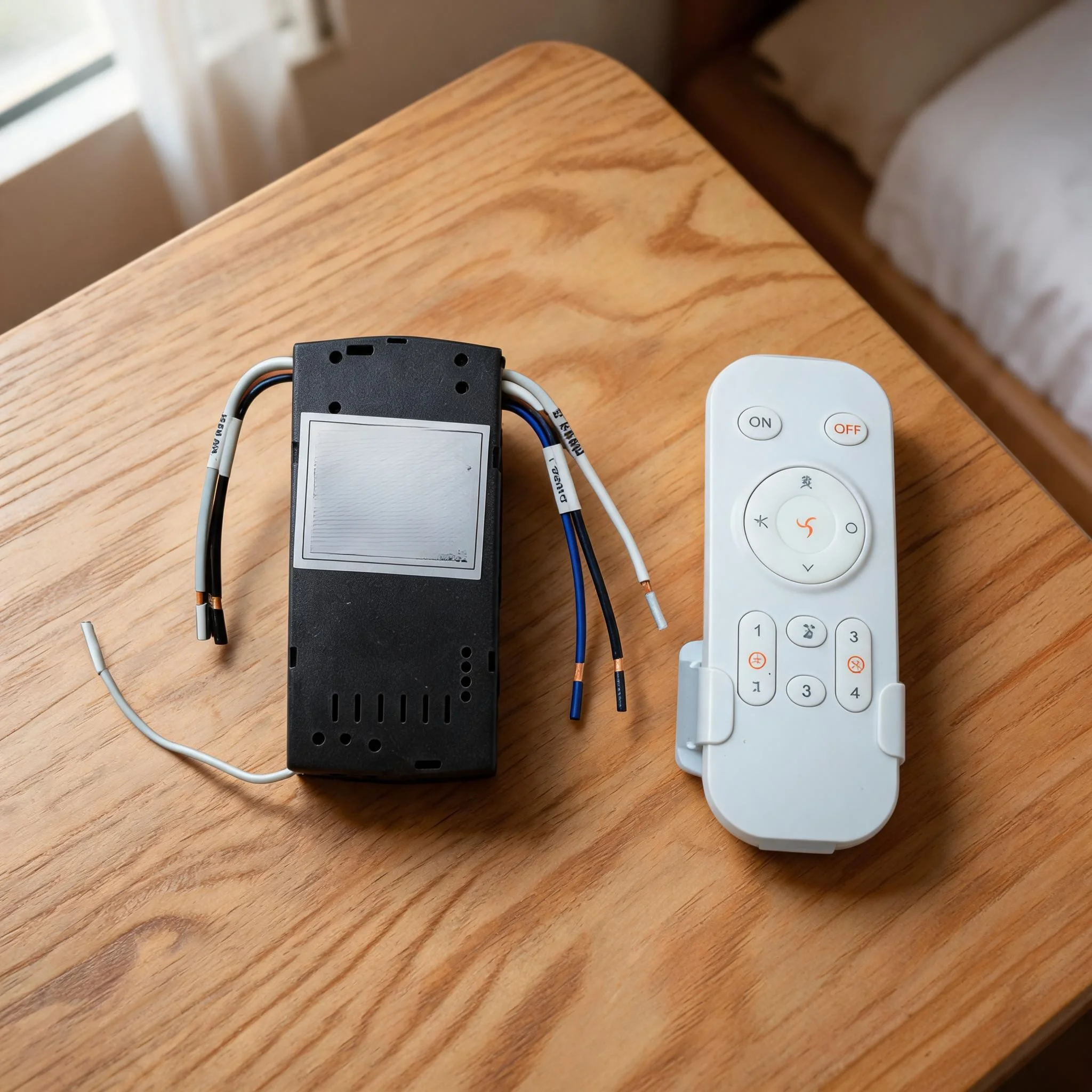 3-Gear Fan Light Remote Control System Rated for AC110-2220V Input and Compatible with Common For ceiling Fans