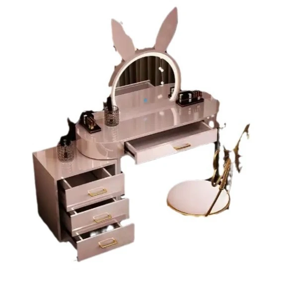 Master bedroom modern simple light luxury high sense Internet celebrity princess makeup table