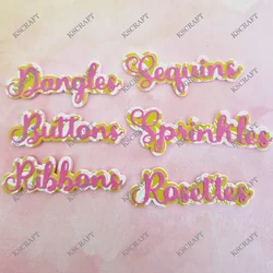 KSCRAFT Crafty Essential Words Cutting Dies Stencils for DIY Scrapbooking Decorative Embossing DIY Paper Cards