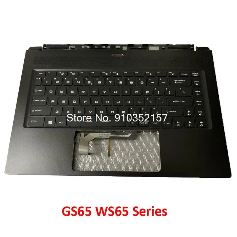 GS65 PalmRest&Keyboard For MSI GS65 MS16Q4 Stealth 8SE 8SF 8SG 9SD 9SE 9SF 9SG 3076Q4C225TF1 MS-16Q4 English US With Backlit