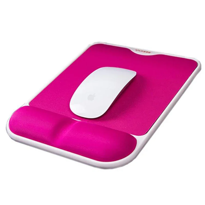 Soft Memory Sponge Mouse pad Ergonomic Mouse Pad Hard Panel Hand Wrist Support Healthy Gaming Mat for Game PC Computer Laptop