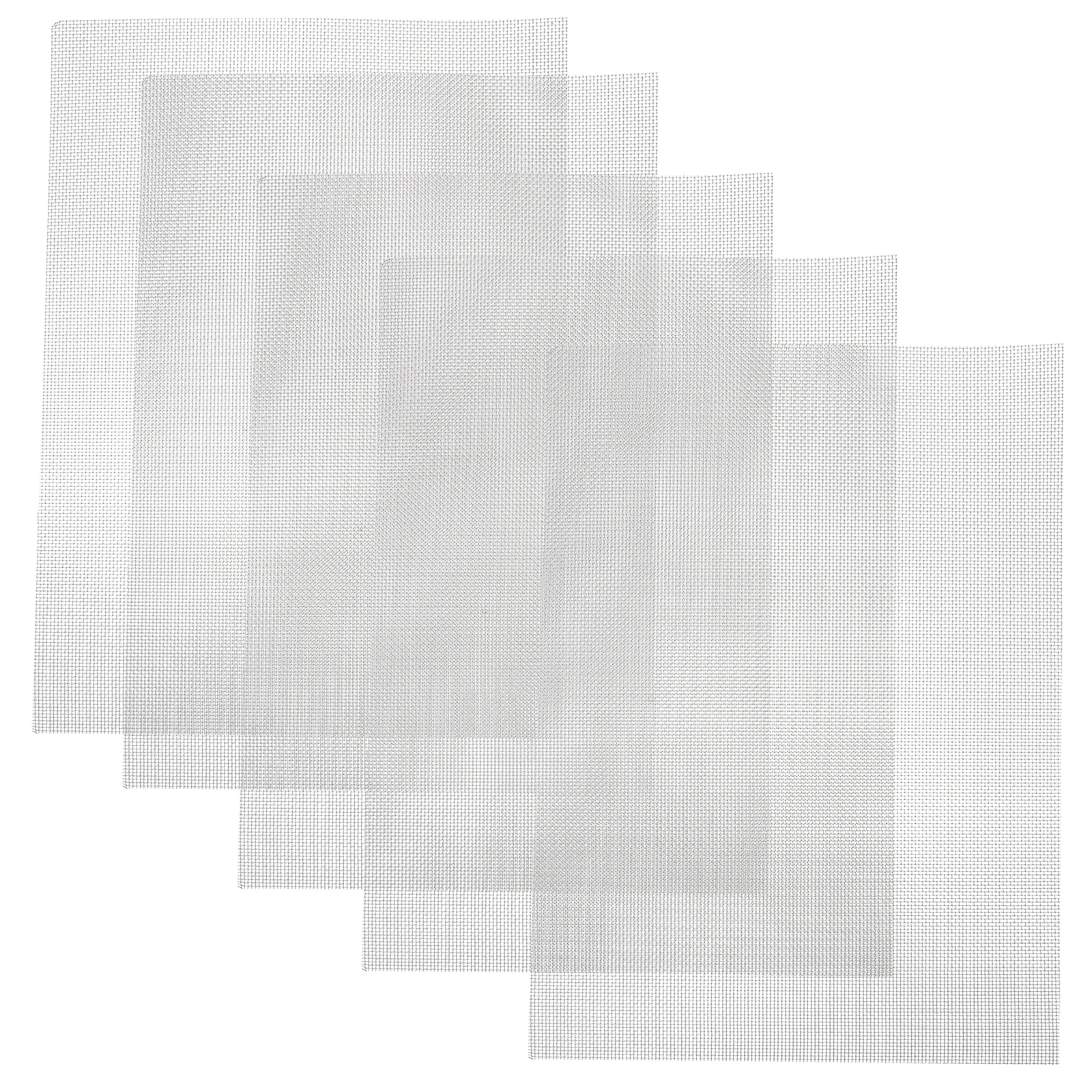 

5pcs Stainless Steel Wire 20 Mesh Cuttable Screen Mesh For Window Bird Feeder Fan Guard Cabinet Garden Drainage Air