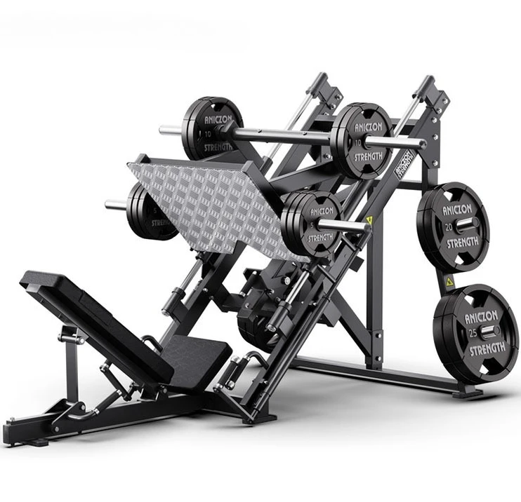 

Коммерческий тренажерный зал Hummer с перевернутой педалью, двойная педаль в одном, 45-градусный тренажер для сидения бедра, силовое оборудование для ног