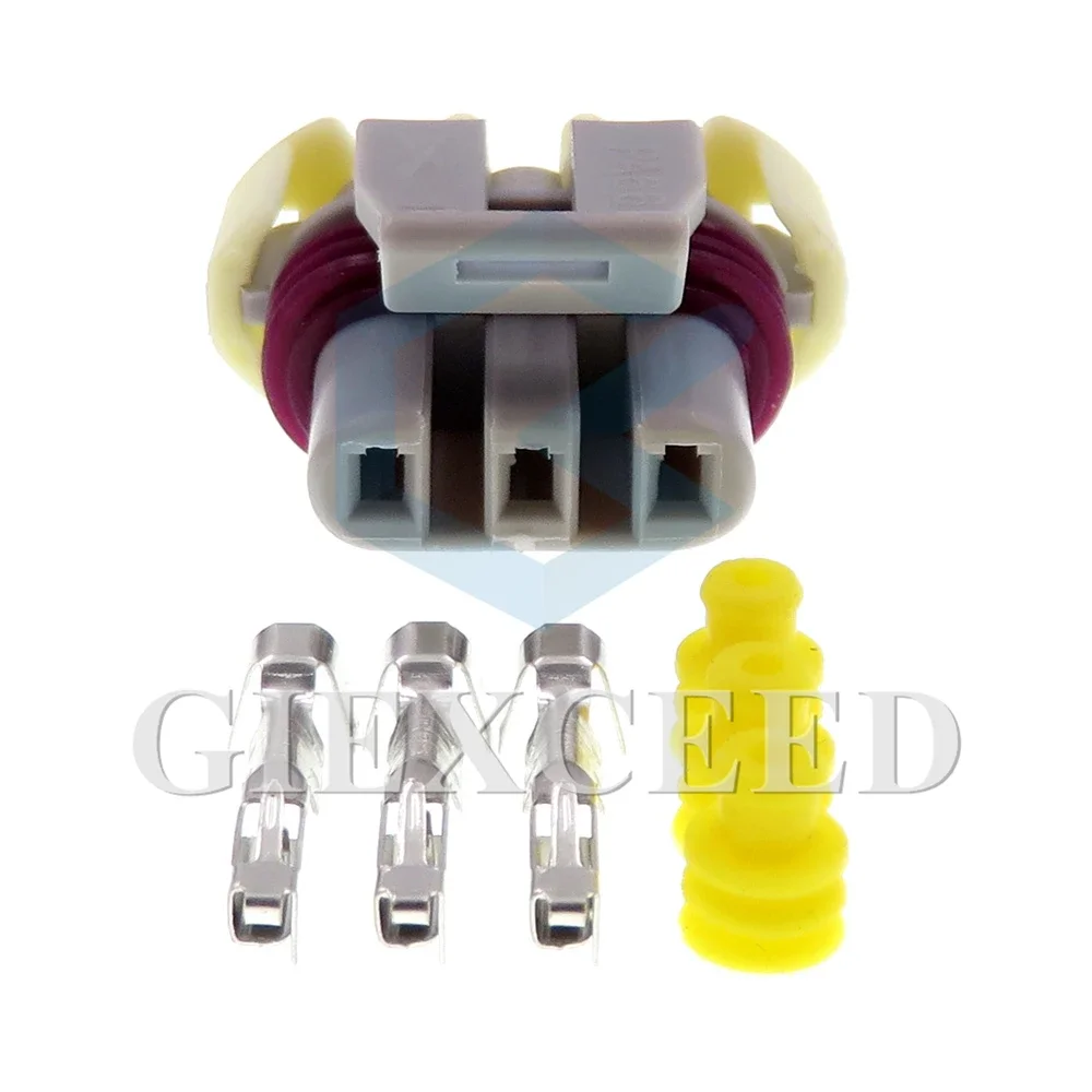 

2 Sets 3 Pin AC Assembly 12129946 LS MAP And 58x Crank Engine Speed Sensor Connector Wiring Connector Socket