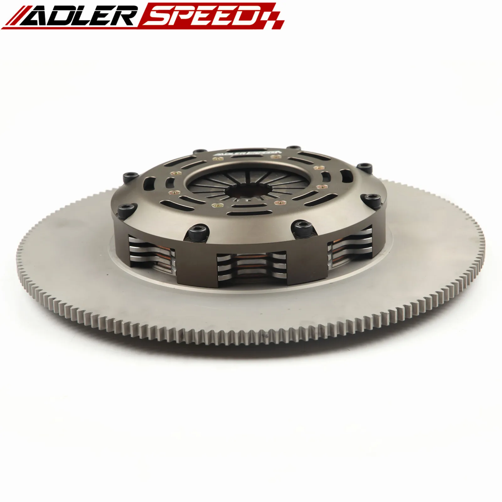 

ADLERSPEED RACE CLUTCH TRIPLE DISC STANDARD For 96-04 FORD MUSTANG GT 4.6L SOHC 6-BOLT