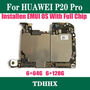 Bilashmart 64GB 128GB ROM 6GB RAM Mainboard Android OS Logic Board With Chip HUAWEI P20 Pro 100% Tested Replaced Original Motherboard
