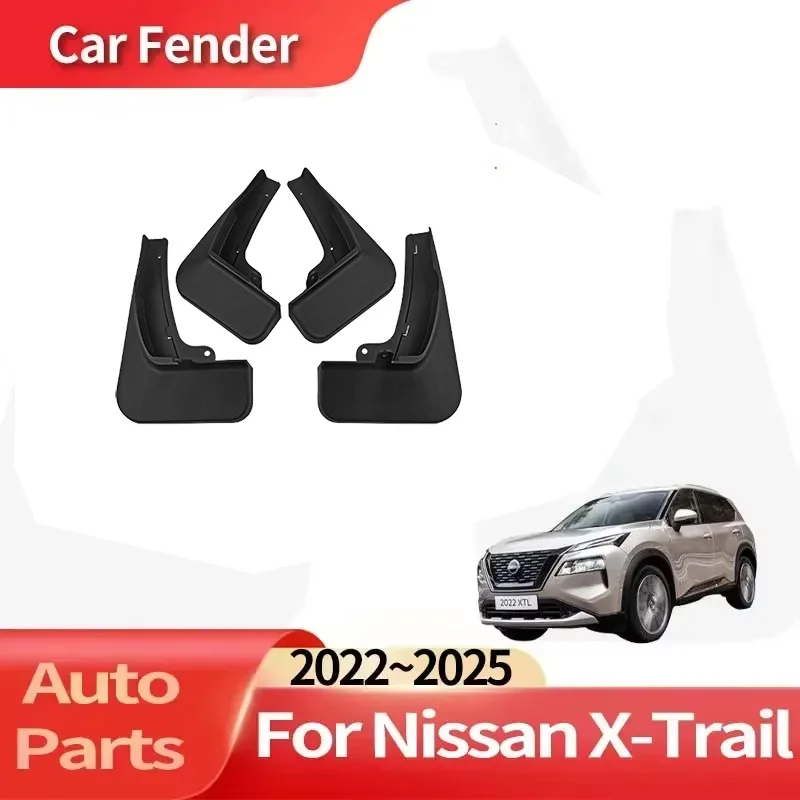 

Auto Accessories For Nissan X-Trail 2022~2025 Lining Car Fender Anti-sand Splash Mud Guard Skin Punch-free Installation Car Tool