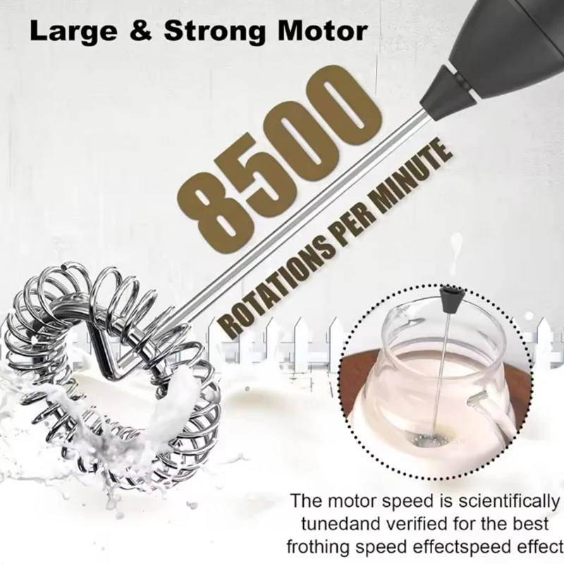 ミニ USB 充電式ミルク泡立て器 3 スピード電動泡立て器コーヒー泡立て器ミキサーハンドルブレンダー卵ビーターキッチン家電
