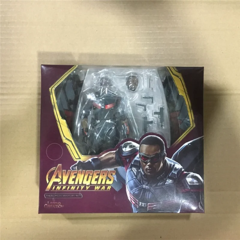 Marvel Avengers Series Movies Falcon Sam Wilson PVC Action Figure Desktop Ornament Movable Model Toy Collectible Birthday Gifts