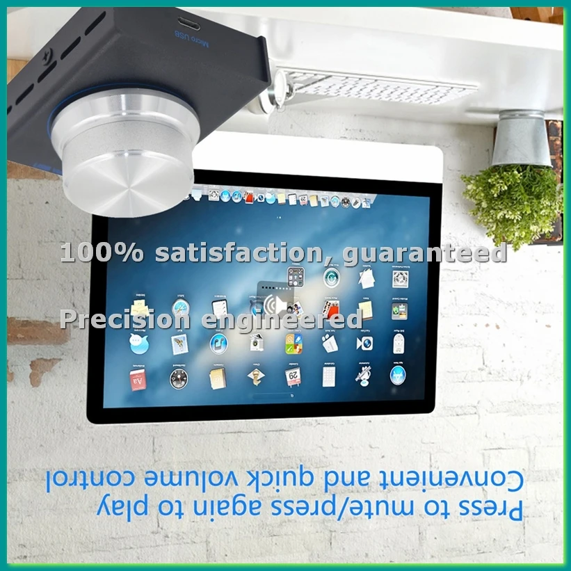 

USB-контроллер громкости для компьютера, внешний регулятор громкости для ПК-колонок с функцией отключения звука одной кнопкой, регулируемый-VVNB