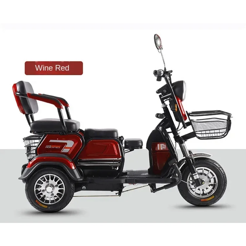 

New Casual Tricycle For Elderly People Scooter Mom With Folding Battery 72V