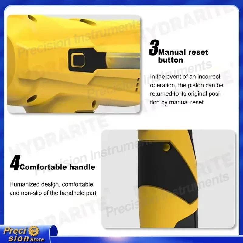 For Pipe Expander Tool 10-38mm Cordless Hydraulic Copper Tube Flaring Kit Auto Repair HVAC Plumbing Equipment