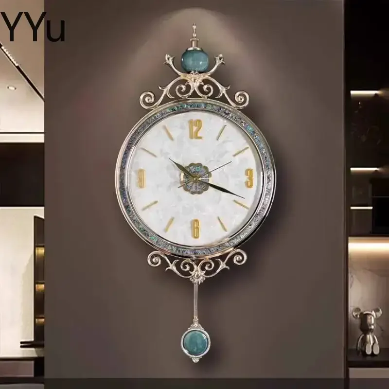 Pendulum Zen Wall Clock Youth Roo Premium Aesthetic Home Decor Items Wall Clock Art Living Room Wanduhr House Decorations