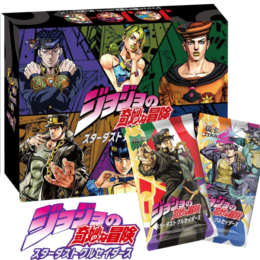 JoJo Bizarre Adventure Collection Cards for Children Kujō Jōtarō Joseph Joestar Phnom Penh Rare Night Light Card Birthday Gift