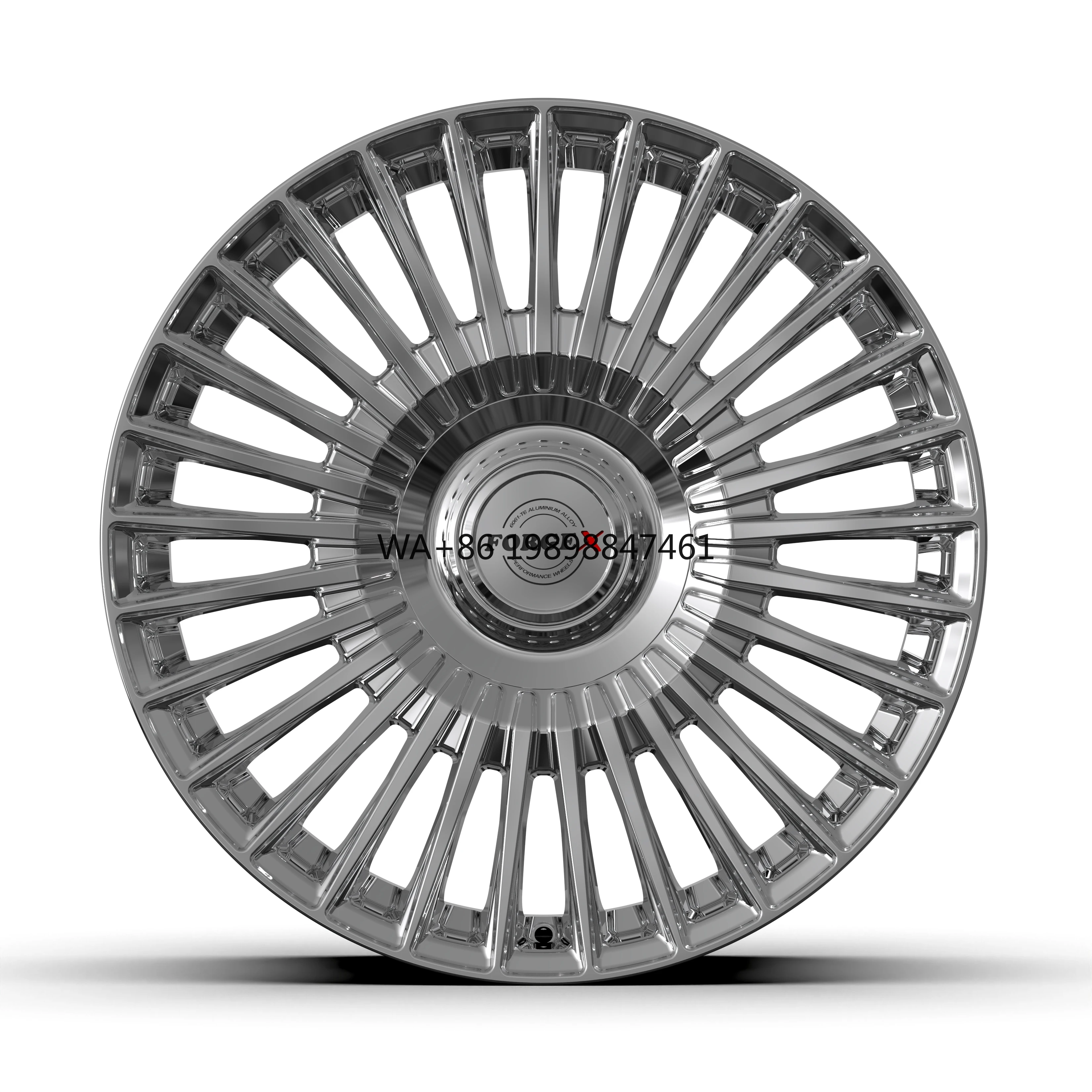 

Tailored Forged 6061-T Ultra-Light Weight Multi Spoke Design Alloy Wheels Customized Rims