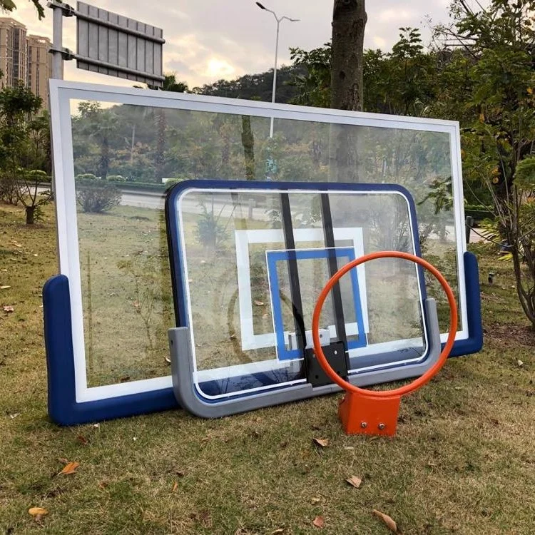 

Custom 72"x42" Tempered Glass Basketball Backboard Hoop Aluminum Frame with Padding