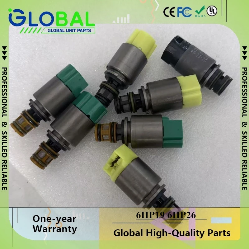 

6HP19 6HP26 7PCS Solenoid Valve Transmission Suit For BMW X3 X5 Audi A6 A8 Q7 ZF6HP19 ZF6HP26 ZF6HP32 1068298044