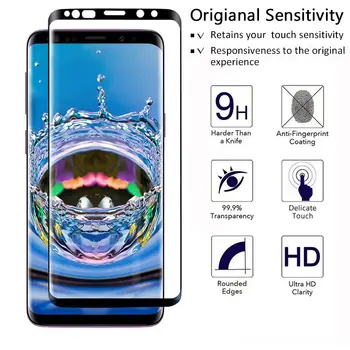 2 ks plně zakřiveného tvrzeného skla pro Samsung Galaxy Note 9 8 S9 S8 Plus Ochranná fólie na Samsung S7 S6 Edge 8 nejlepší prodej Zadní sklo na Samsung S7 Edge - №6