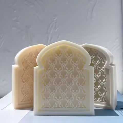 Arch Candle Mold Arch Frame Silicone Mould Eid Decoration Soy Wax Isalmic Gift idea Home Decor