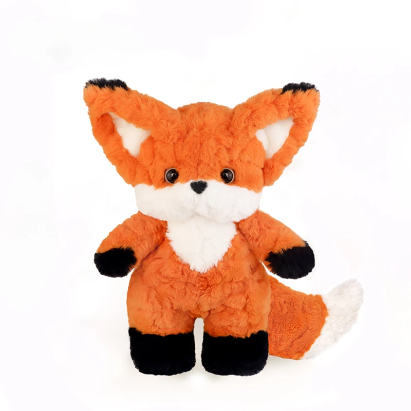 

Good night fox big tail fox doll plush soothing doll sleeping on the bed hugging couples giving gifts