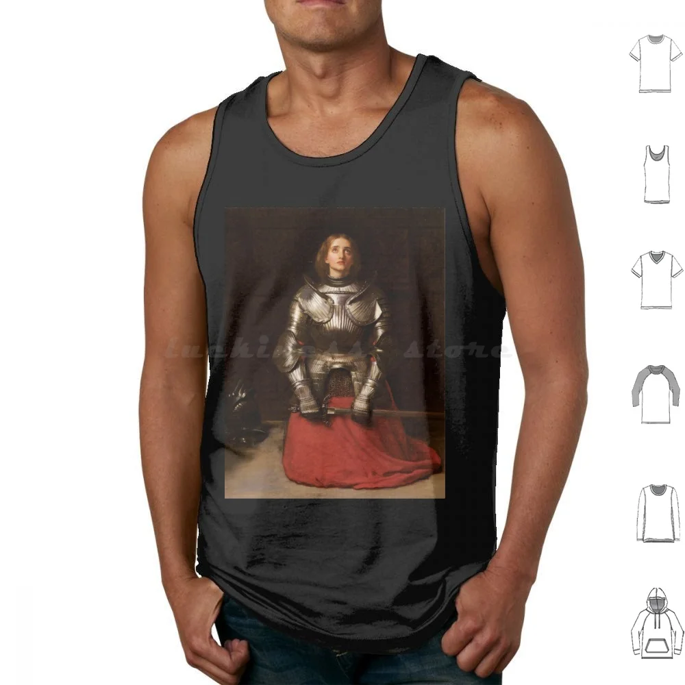 Magliette Senza Maniche Di Saint Joan Of Arc Di John Everett Millais, Con Stampa Di Joan Of Arc, Tema Femminista, Francia, Jeanne D'arc