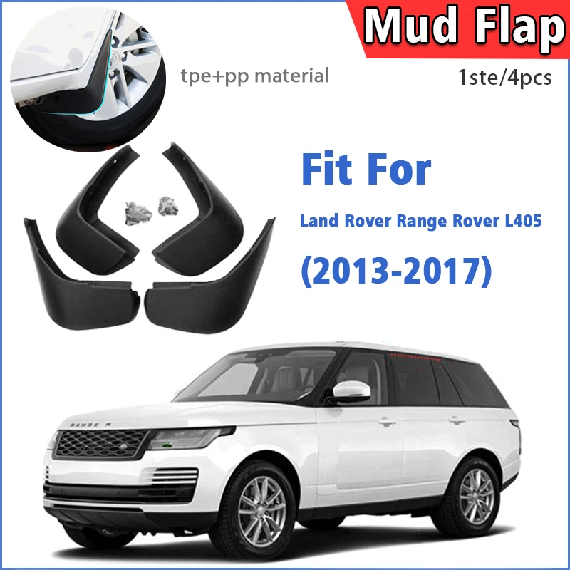 For Land Rover Range Rover 2013-2017 L405 Mudflaps Fender Mud Flap Guards Splash Mudguard Car Accessories Front Rear 4pcs