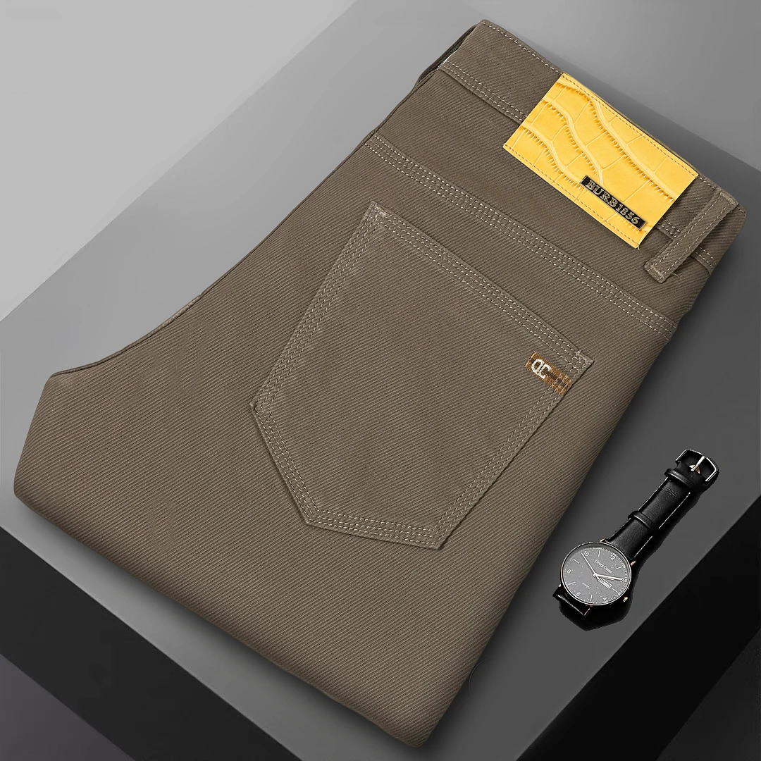 

New Spring Men's Jeans Casual Versatile Low Waist Dstring Resistant to Deformation plus Size for Other Ocns