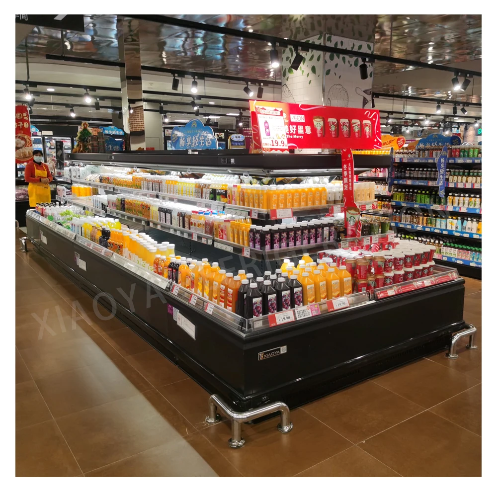 Factory Directly Supply Fridge Refrigerator Commercial Showcases Refrigerated Cooler Industry in China