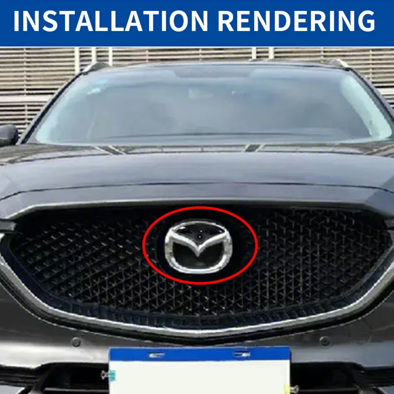 AHD Car Front View Camera Fisheye Wide Angle Night Vision Front Logo Camera For Mazda CX5 CX-5 KE 2012 2013 2014 2015 2016
