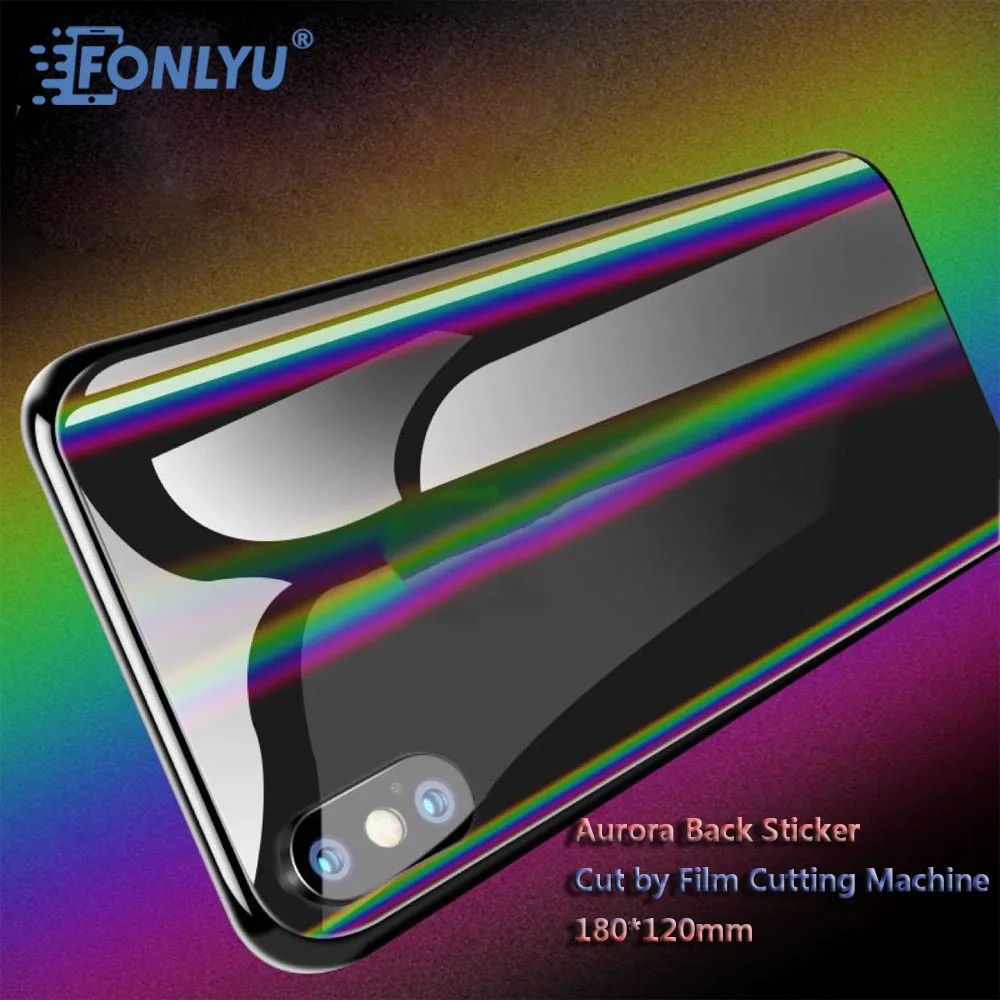 FONLYU Aurora Back Film Pelicula Stickers For iPhone 13 Pro Max Screen Protector Hydrogel Sheet Cutting Machine Cutter Plotter