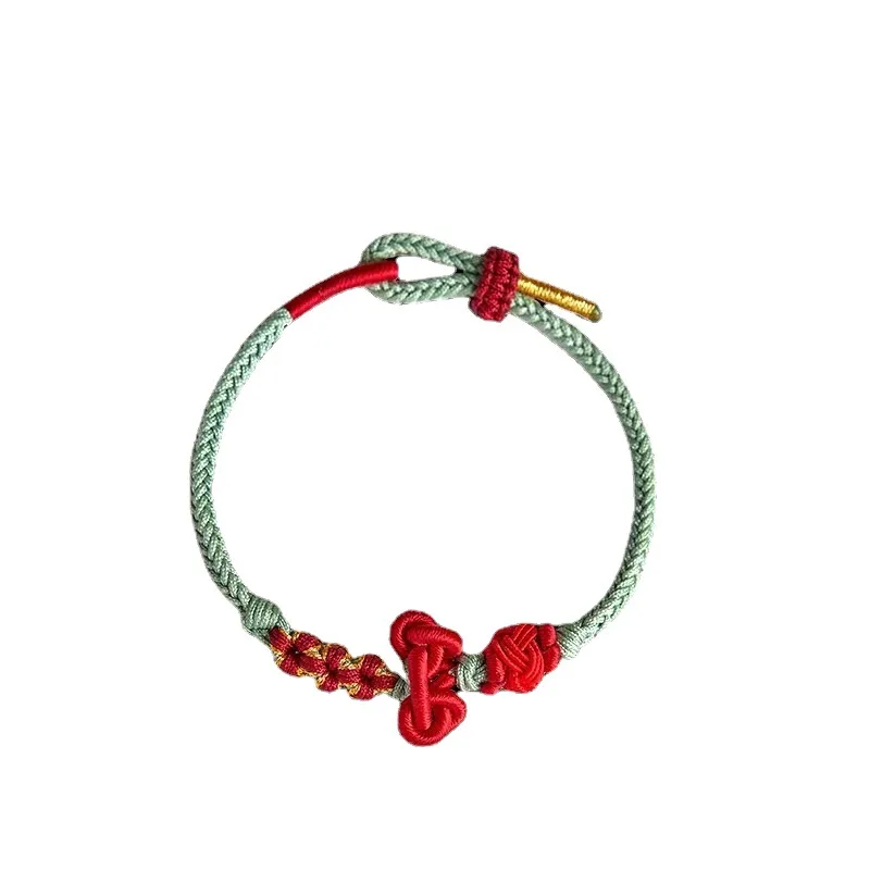 2026 New Wenchang Knot Handmade Red String Bracelet Exam Blessing Woven Bangle Fashion Lucky Jewelry Holiday Gift For Friends