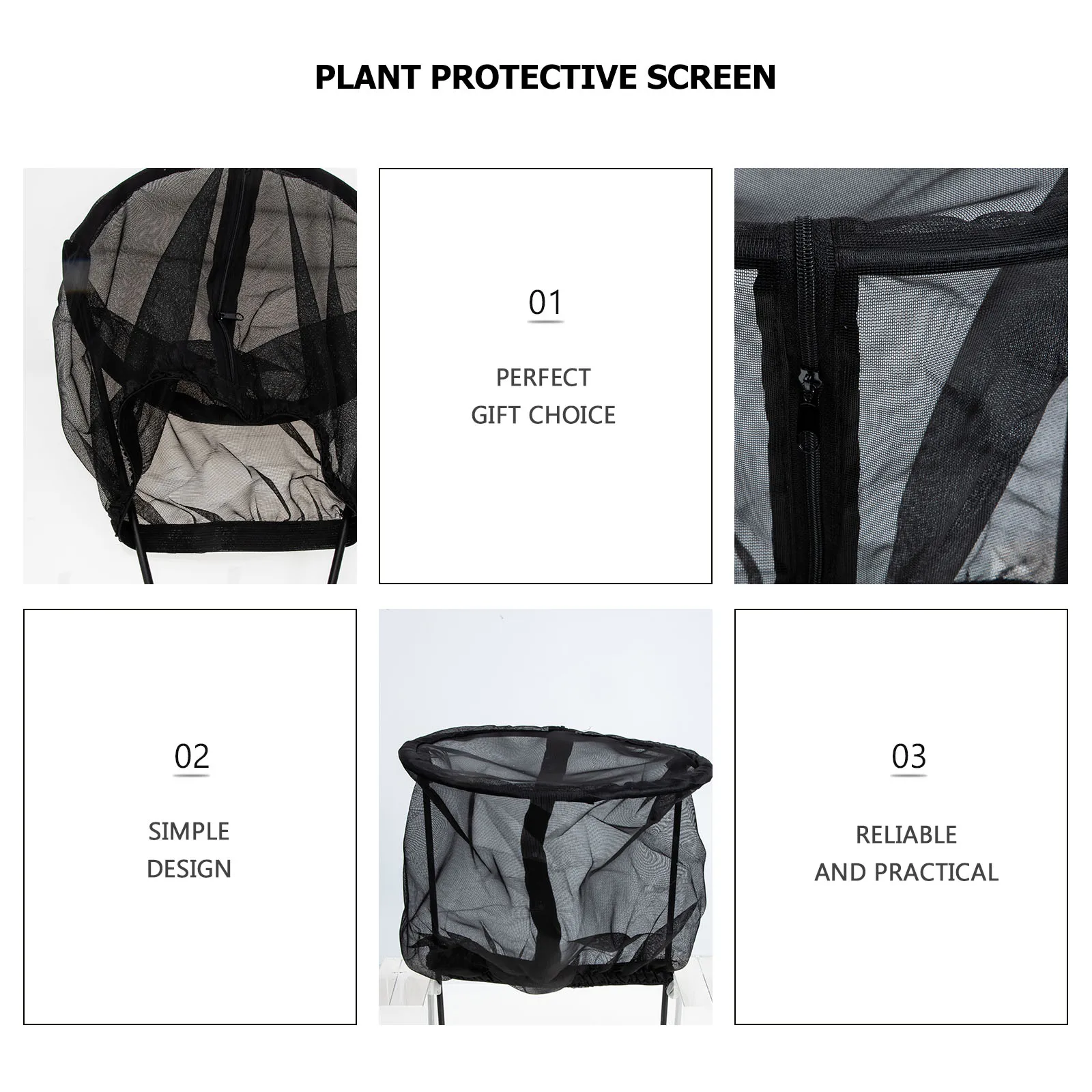 

Premium Protective Plant Screen Polyester Fabrics Garden Net Cage Durable Flowerpot Barrier Outdoor Plant Protector Gardening