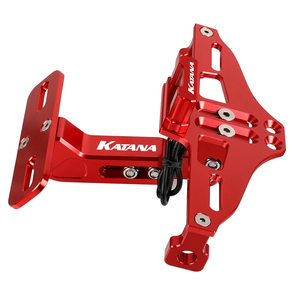 

FOR SUZUKI KATANA 600F 750F 600 /750 F Katana 1989-2007 Turn Signal Light Adjustable Tail Eliminator License Plate Bracket
