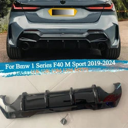 Difusor de parachoques trasero para Bmw 1 Series F40 118i 120i 120d 128ti M135i M Sport 2019-2024, protector de placa de labio trasero, Kits de sintonización corporal