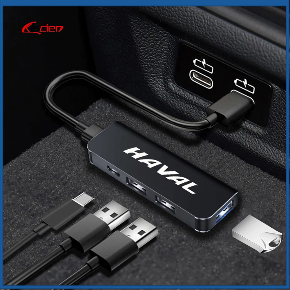 

Автомобильный USB-расширитель Typec, зарядная вилка, интерфейс преобразования, специальные аксессуары, подходят для HAVAL H9 2nd MKII 2024 2025 2026