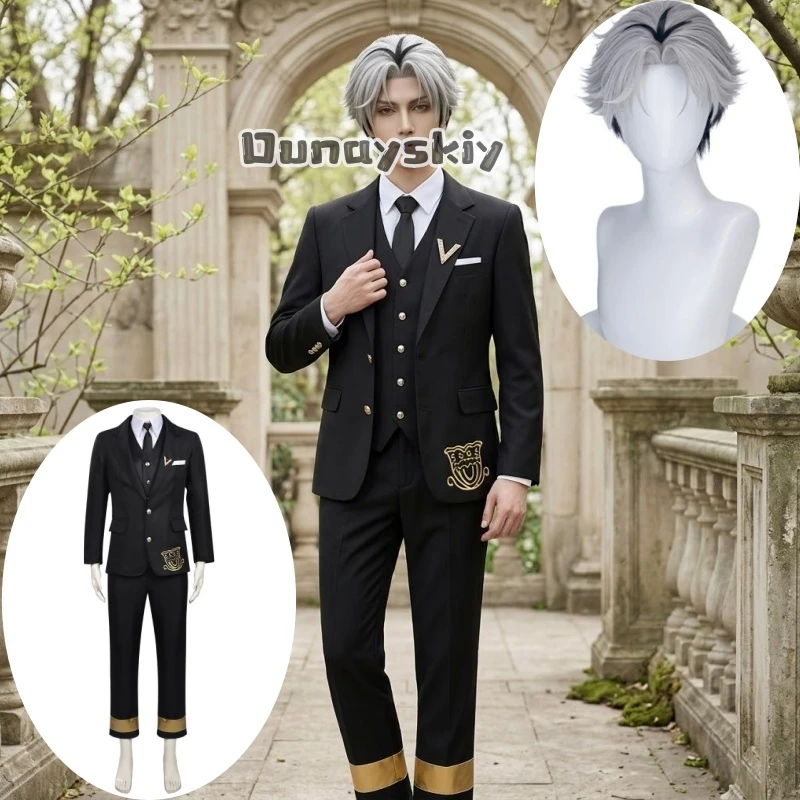 

LWW14*Rindou Azami Kantsubaki Rousei Kangetsu Itechou Cosplay Costume Wig Agents of the Four Seasons: Dance of Spring Men